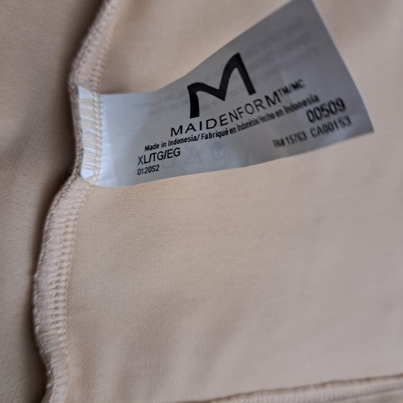 Maidenform Self Expressions Women's High Waist Thigh Slimmer Shapewear Beige SzM - Picture 12 of 12